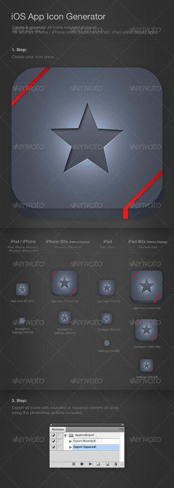 iOS Icon Generator & Exporter - Utilities Actions
