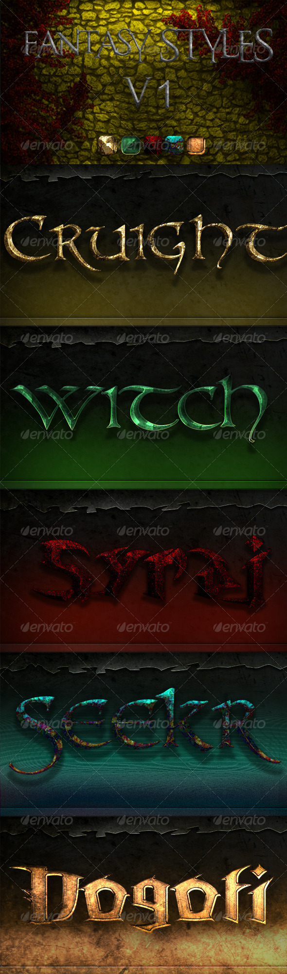 Fantasy Styles - Text Effects Actions