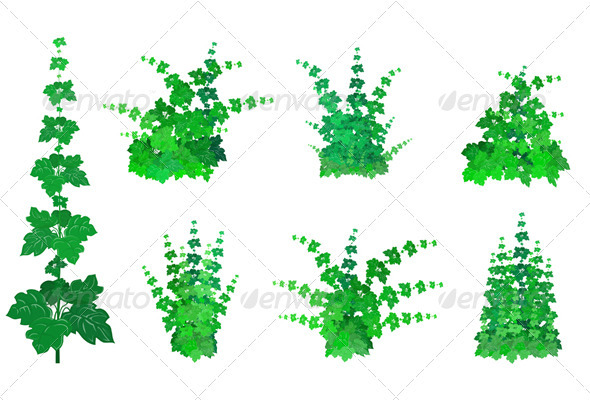 Set of Bushes - Miscellaneous Brushes