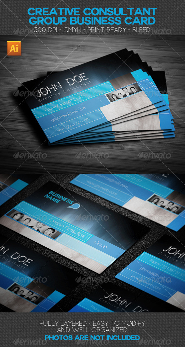 GraphicRiver Creative Consultant Group Business Card 2697345 GraphicRiver Creative Consultant Group Business Card 2697345