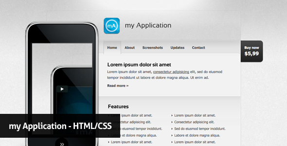 my Application - Technology Site Templates