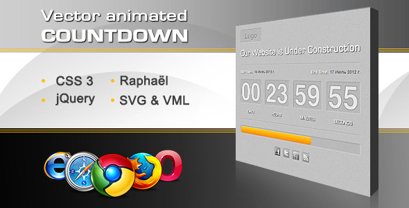 CodeCanyon Vector Animated Countdown With Progress Bar 2679598 CodeCanyon Vector Animated Countdown With Progress Bar 2679598