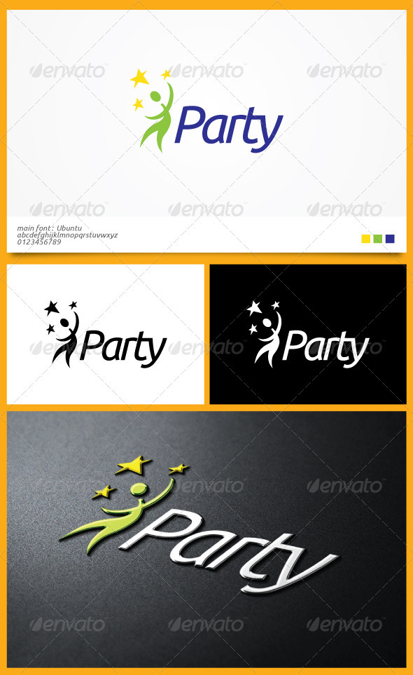 Party Logo Template - Humans Logo Templates