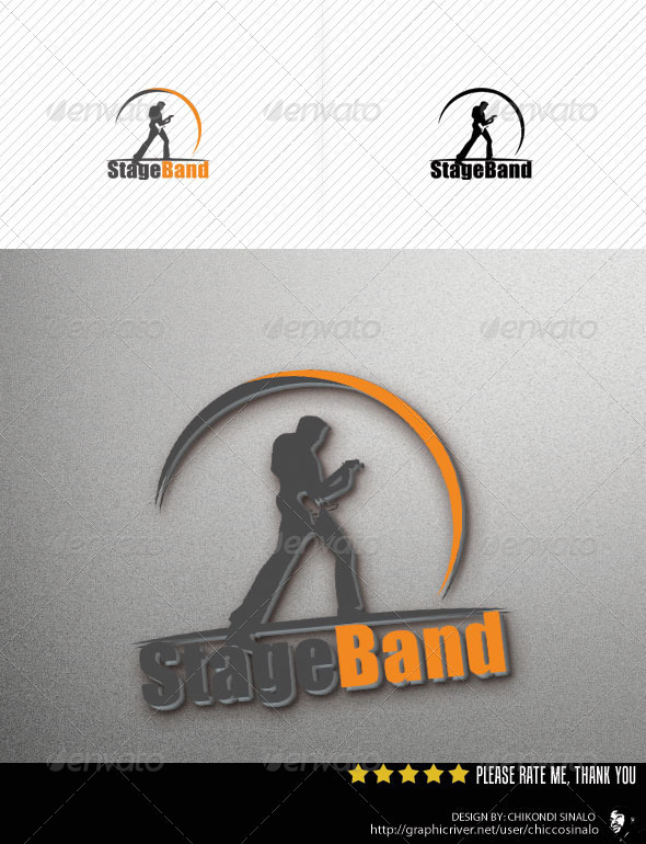 Stage Band Logo Template - Abstract Logo Templates