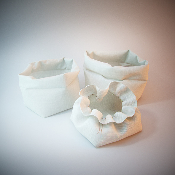 Kitchen baskets - 3DOcean Item for Sale