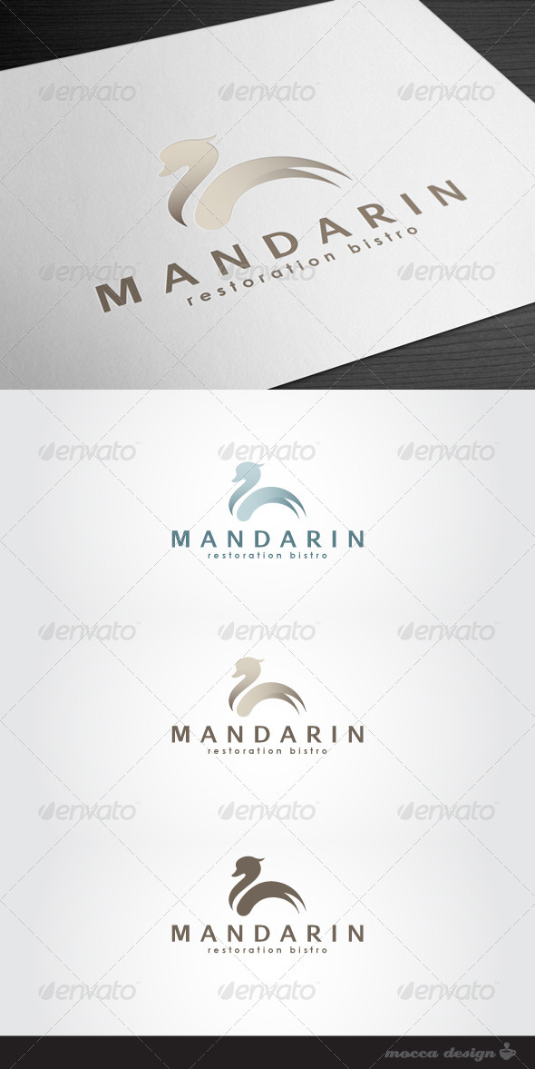 Mandarin Logo - Animals Logo Templates