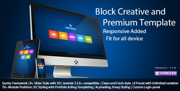 ThemeForest Block Creative and Premium Joomla Template 2558675 ThemeForest Block Creative and Premium Joomla Template 2558675