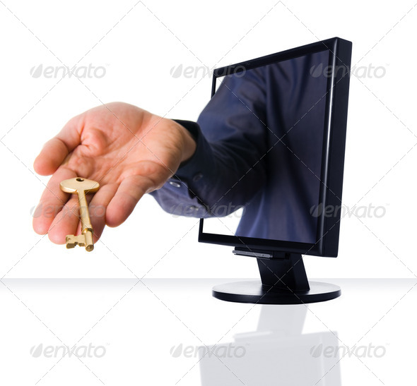 Stock Photo - PhotoDune Monitor gold key 300460 Stock Photo - PhotoDune Monitor gold key 300460