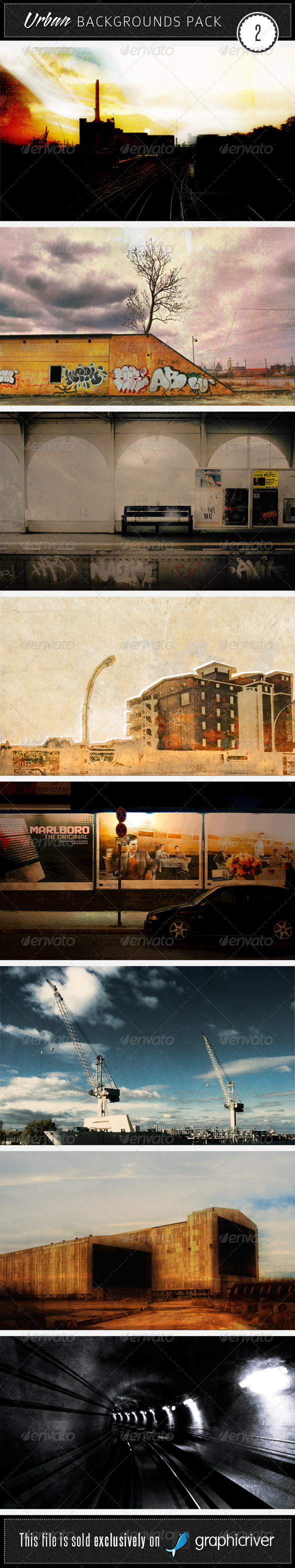 Urban Backgrounds Pack 2 - Urban Backgrounds