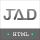 Jad - Minimal Agency/Personal Site Template - ThemeForest Item for Sale