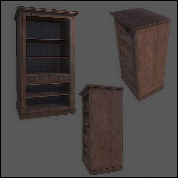 Classic Cupboard Tall - 3DOcean Item for Sale