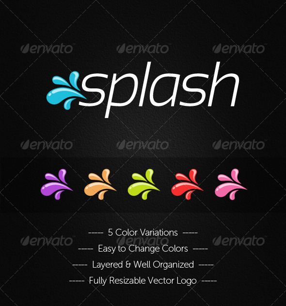 Splash Logo - Symbols Logo Templates