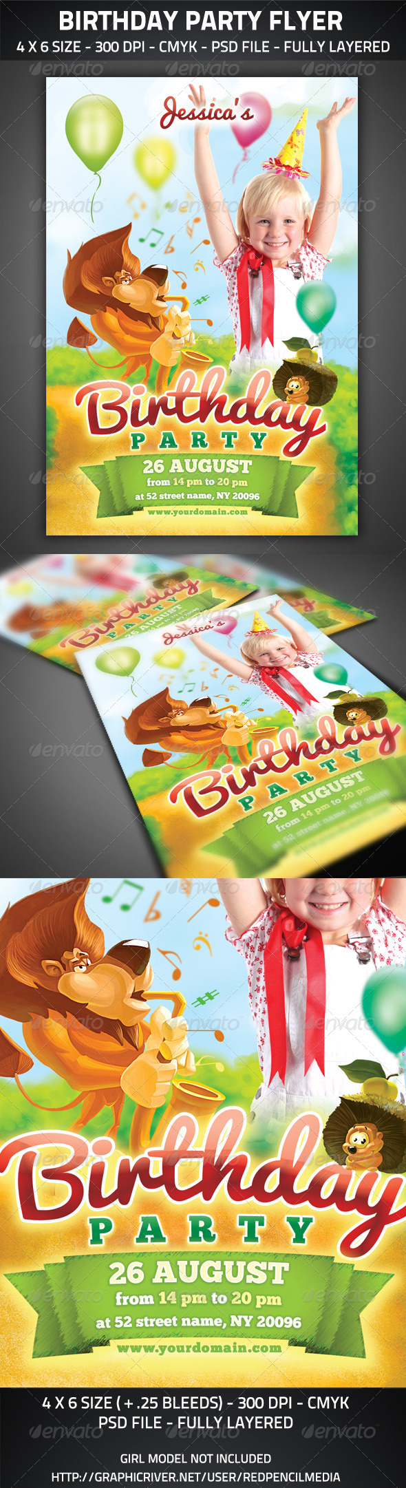 Birthday Party Flyer - Events Flyers
