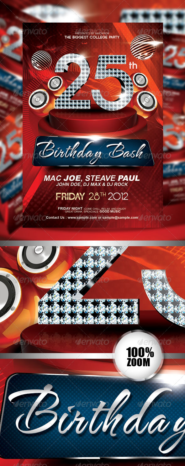 Birthday Invitation Flyer Vol_3 - Miscellaneous Events