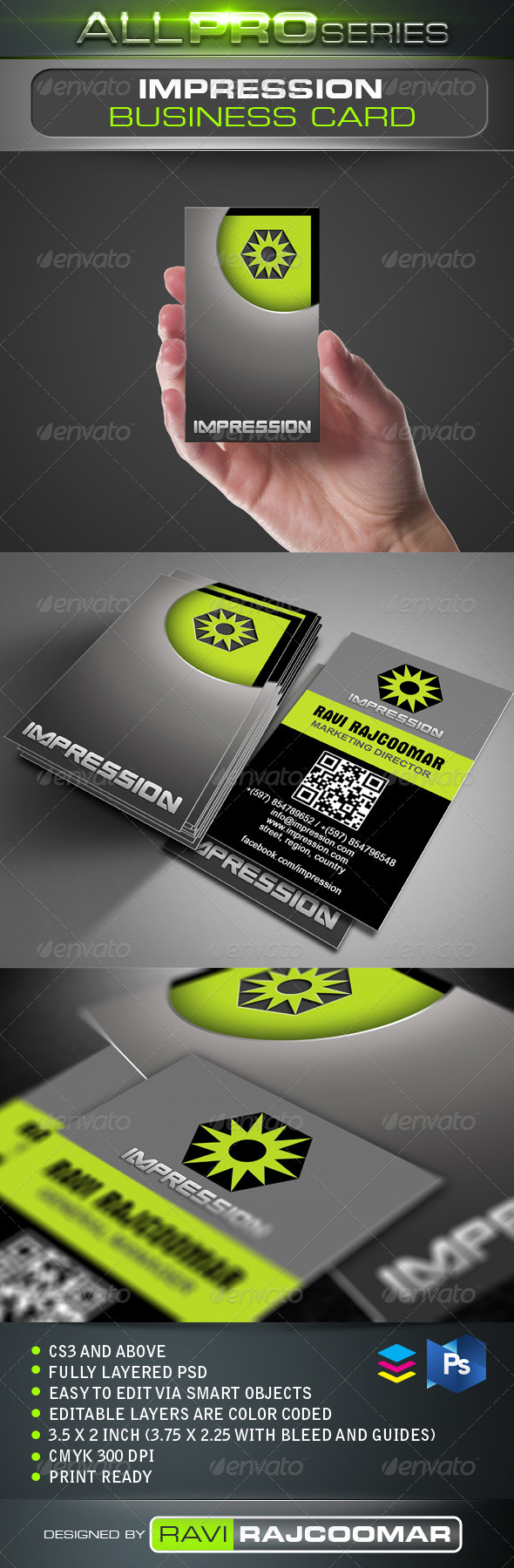 Impression Business Card - Creative Business Cards
