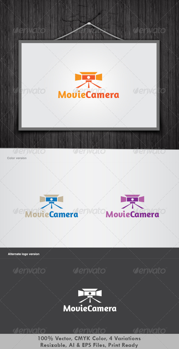 Movie Camera Logo - Objects Logo Templates