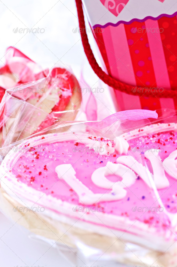 Valentines Cookies - Stock Photo - Images