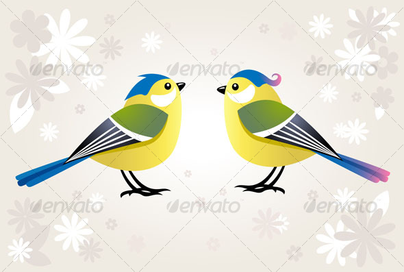 Cartoon Bird Characters