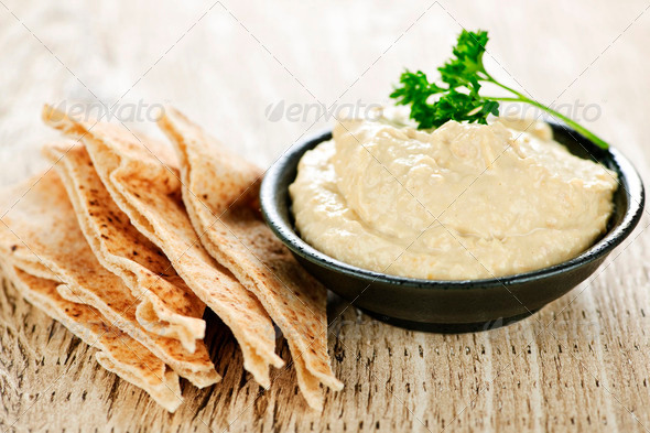 Stock Photo - PhotoDune Hummus With Pita Bread 201248 Stock Photo - PhotoDune Hummus With Pita Bread 201248