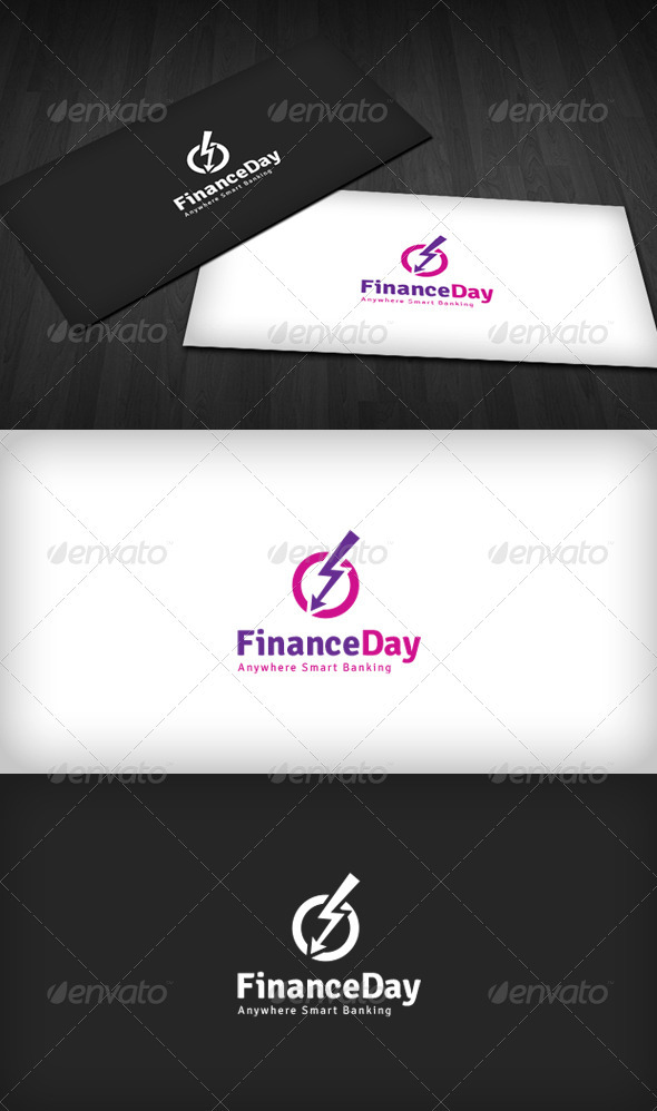 Finance Day Logo - Vector Abstract