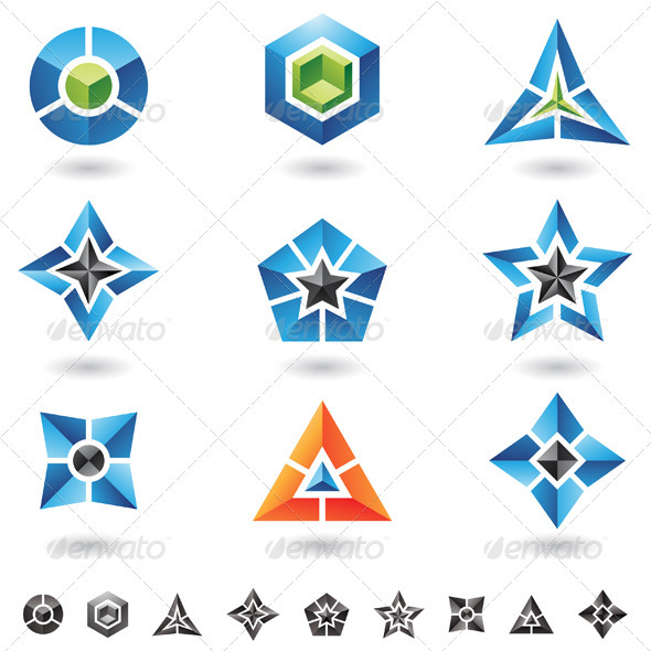 GraphicRiver cubes stars pyramids 68425 GraphicRiver cubes stars pyramids 68425