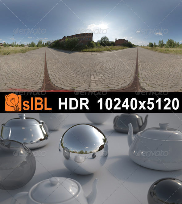 HDR 045 Old Freight Yard sIBL - 3DOcean Item for Sale