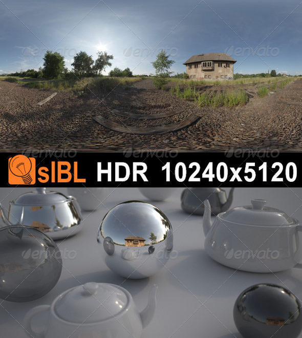 HDR 048 Old Freight Yard sIBL - 3DOcean Item for Sale