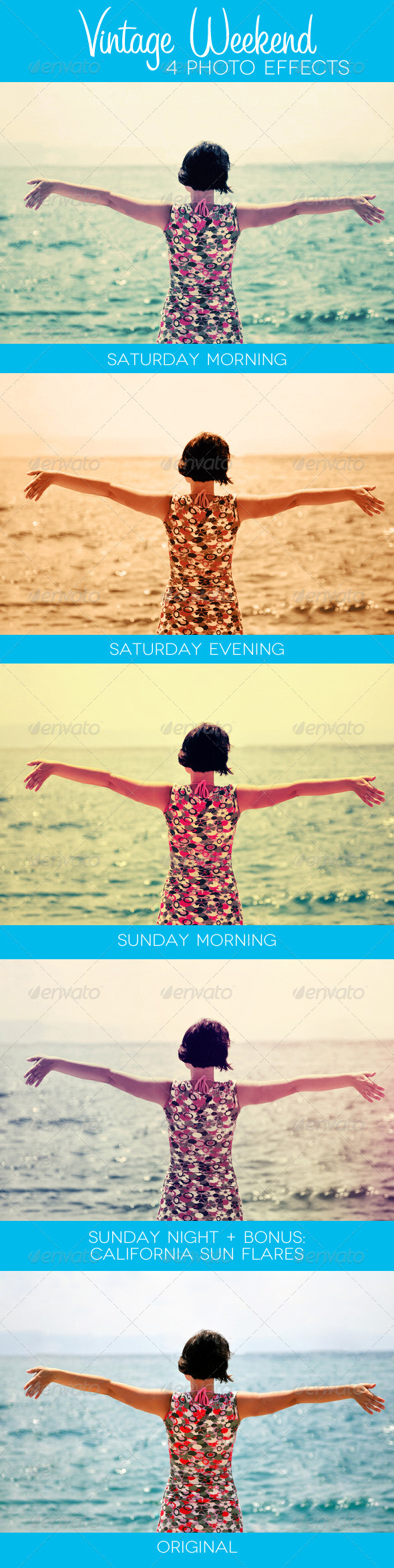 Vintage Weekend - 4 Premium Photo Effects - Photo Effects Actions