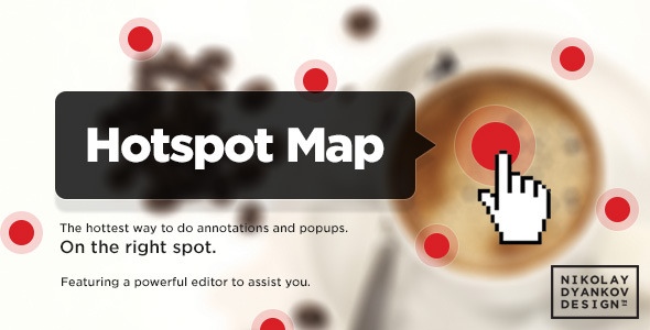 Hotspot Map - Powerful annotations and tooltips.