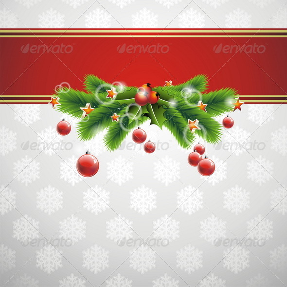 Vector illustration on a Christmas theme. - Christmas Seasons/Holidays