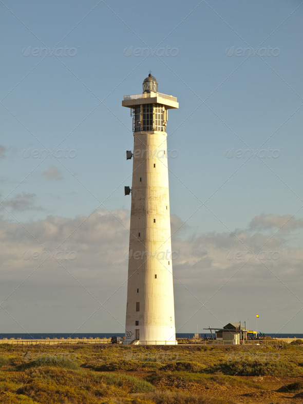 Morro Jable Lighthouse - Stock Photo - Images