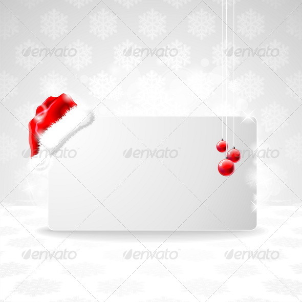 Vector illustration on a Christmas theme with Sant - Christmas Seasons/Holidays