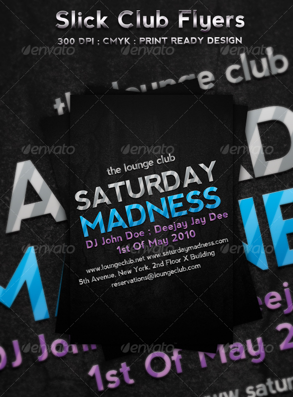 Slick Club Flyers - Clubs & Parties Events