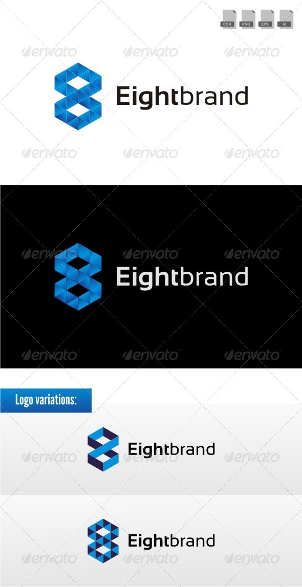 Eight Brand - Numbers Logo Templates