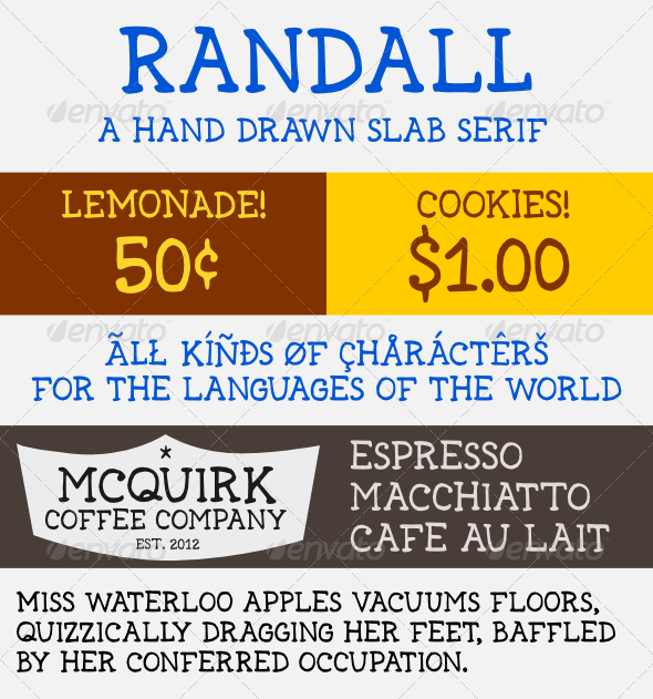 Randall - Comic Decorative