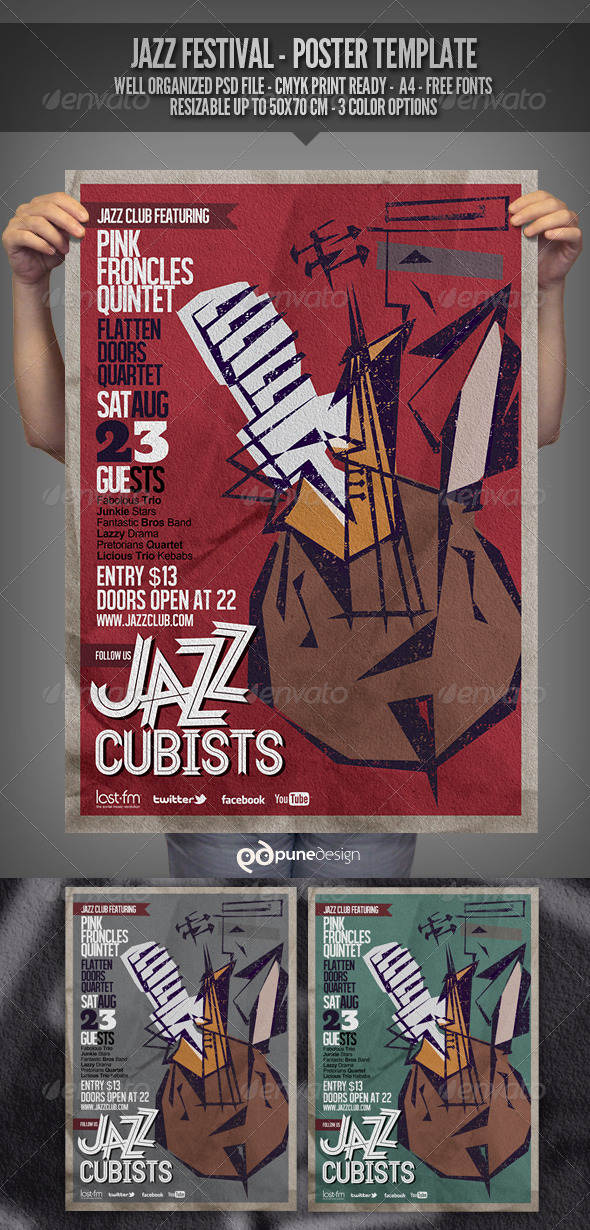 Jazz | Flyer/Poster Template - Concerts Events