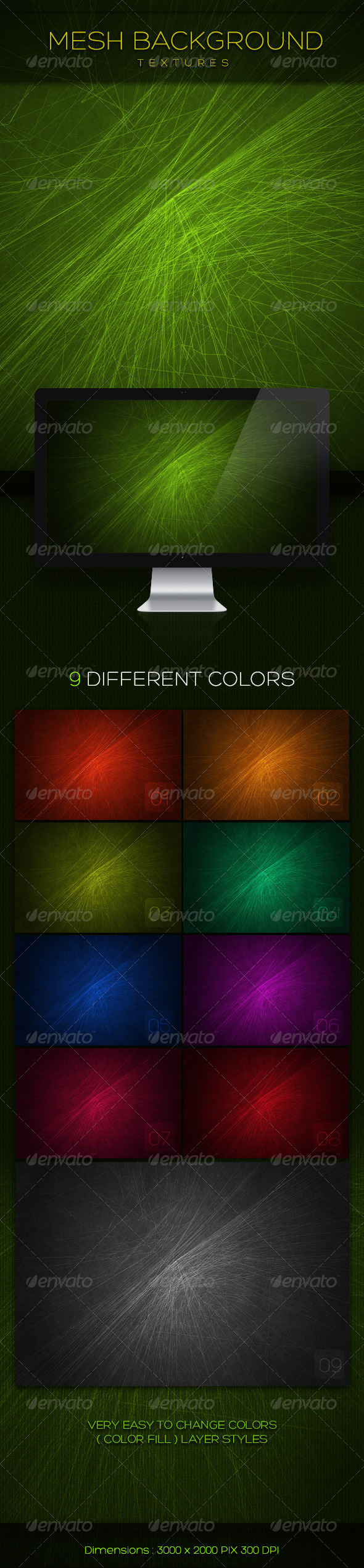 Mesh Background Textures - Abstract Backgrounds