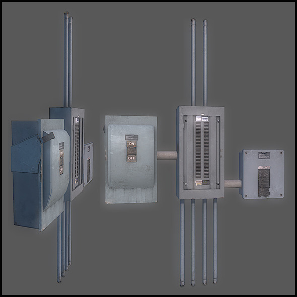 Electrical Box - 3DOcean Item for Sale
