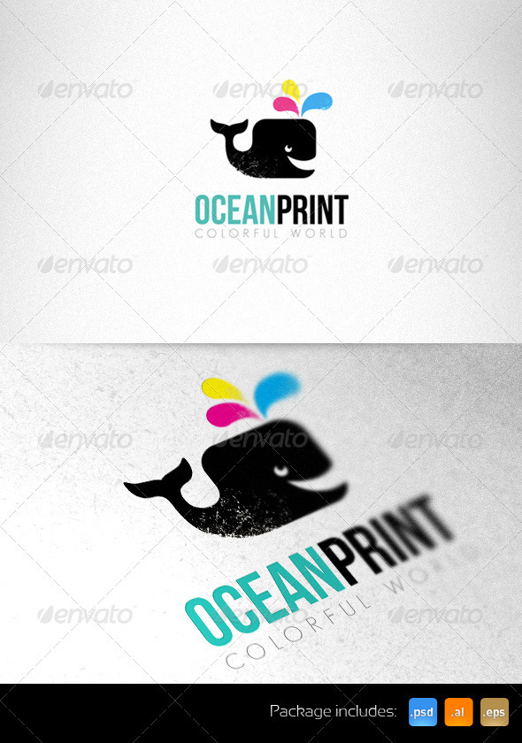 Print Studio Bright Logo Template - Animals Logo Templates
