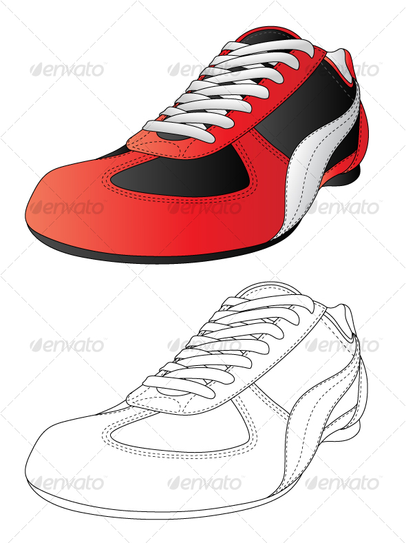 GraphicRiver Sport shoes 101660 GraphicRiver Sport shoes 101660