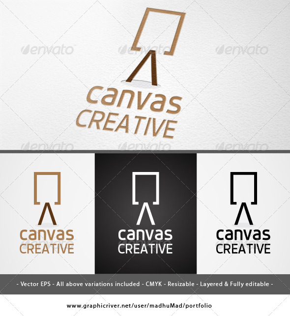 Canvas Creative Logo - Objects Logo Templates