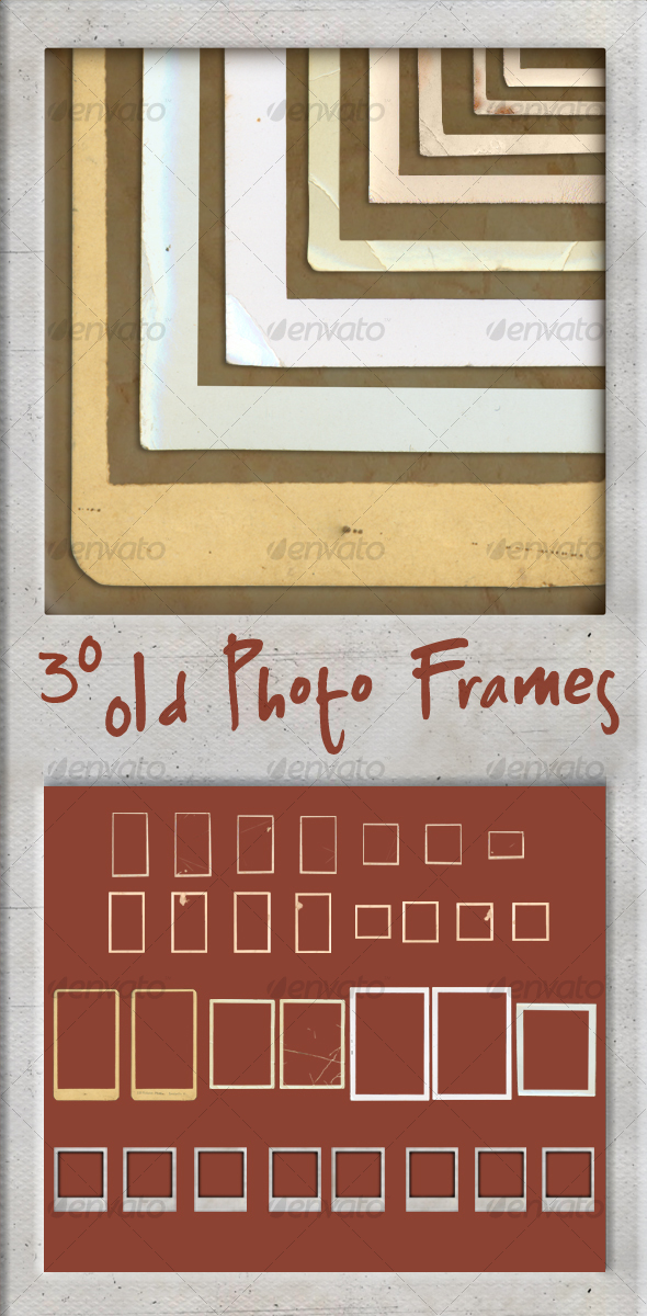 GraphicRiver 30 Old Photo Frames 100051 GraphicRiver 30 Old Photo Frames 100051
