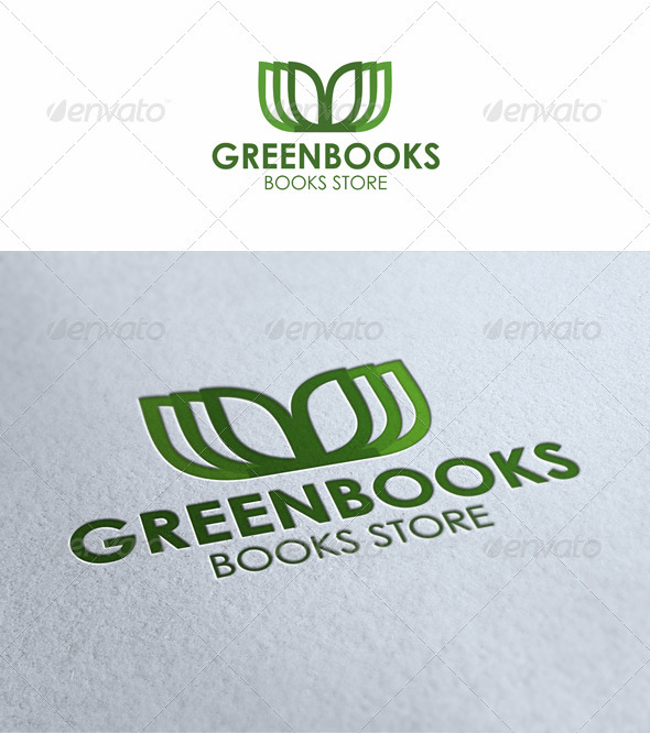 Green Books Logo - Symbols Logo Templates