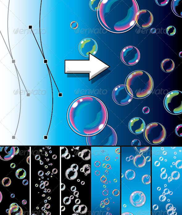 Soap Bubbles AI Brush - Brushes Illustrator