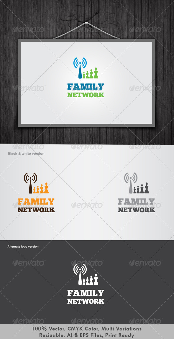 Family Network Logo - Humans Logo Templates