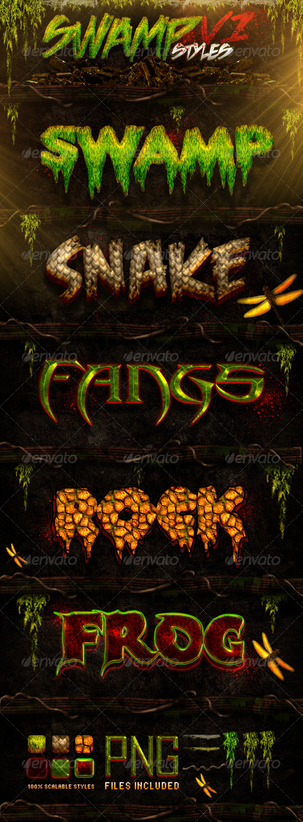 Swamp Styles - Text Effects Styles