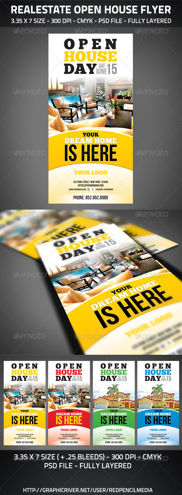 Realestate Open House Flyer - Commerce Flyers