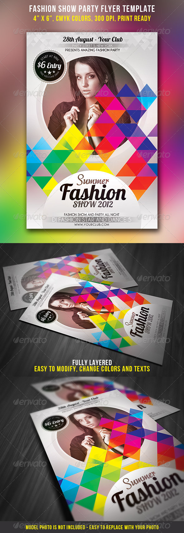 Fashion Show Party Flyer - Events Flyers