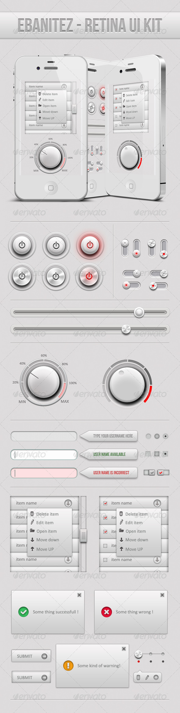 Ebanaitez - Simple Retina Ui Elements - User Interfaces Web Elements
