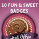 10 Editable Photoshop Sweet and Retro Badges 10 Editable Photoshop Sweet and Retro Badges - GraphicRiver Item for Sale